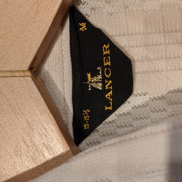 Vintage 70's Lancer short sleeve button front sheer shirt - Picture 4 of 9